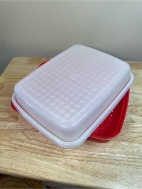 Tupperware Season Serve Junior Marinating Container Flip Leakproof 1.21L